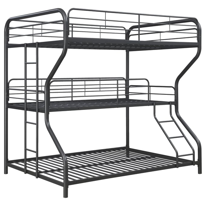 Coaster Furniture Garner Gunmetal Triple Bunk Bed CST-400778