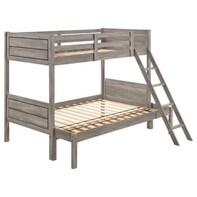 Coaster Furniture Ryder Weathered Taupe Twin Full Bunk Bed