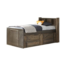 Coaster Furniture Wrangle Hill Gun Smoke Twin Storage Bed