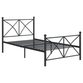 Coaster Furniture Hart Matte Black Twin Bed