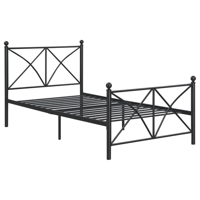 Coaster Furniture Hart Matte Black Twin Bed CST-422755T