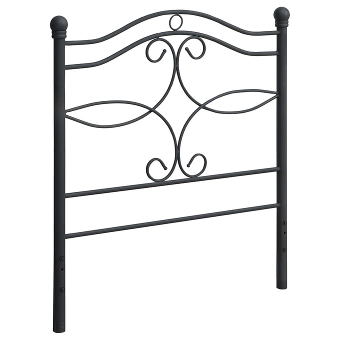 Coaster Furniture Callie Matte Black Twin Metal Headboard CST-450102T