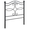 Callie Twin Metal Headboard Matte Black