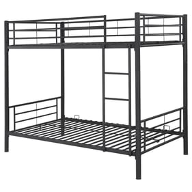 Coaster Furniture Hayward Black Metal Twin Over Twin Bunk Bed