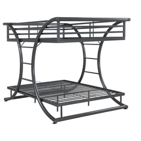 Coaster Furniture Stephan Gunmetal Full Over Full Bunk Bed