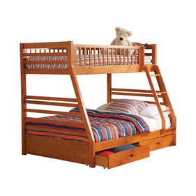 Coaster Furniture Ashton Honey Oak Twin Over Full Bunk Bed