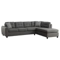 Stonenesse Tufted Sectional Grey