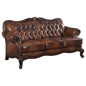 Coaster Furniture Victoria Tri Tone Brown Sofa