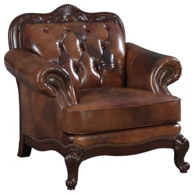 Coaster Furniture Victoria Tri Tone Brown Chair