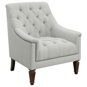 Coaster Furniture Avonlea Grey Fabric Nailhead Chair