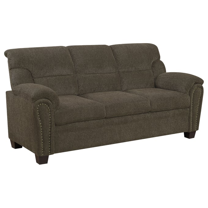 Coaster Furniture Clementine Brown Sofa CST-506571