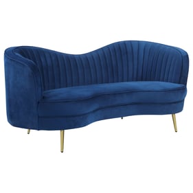 Coaster Furniture Sophia Blue Loveseat