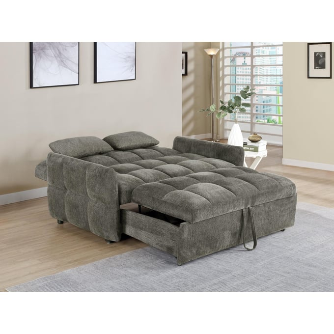 Coaster Furniture Cotswold Dark Grey Sleeper Sofa Bed The Classy