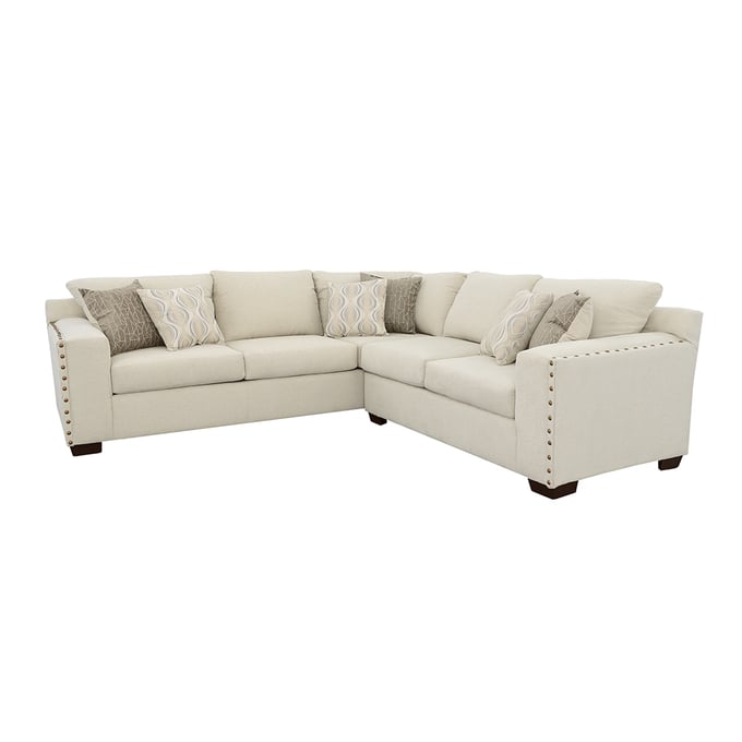 Coaster Furniture Aria Oatmeal Chenille Sectional CST-508610