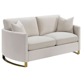 Coaster Furniture Corliss Beige Loveseat