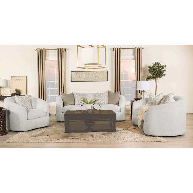 Coaster Furniture Rainn Latte 3pc Living Room Set CST-50917-LR-S1