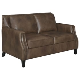 Coaster Furniture Leaton Brown Sugar Loveseat