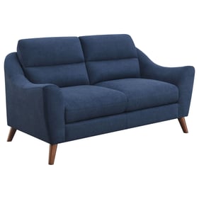 Coaster Furniture Gano Navy Blue Loveseat