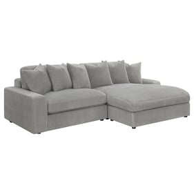 Coaster Furniture Blaine Fog Reversible Sectional