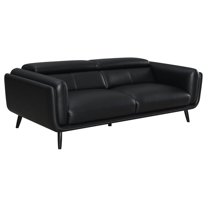 Coaster Furniture Shania Black Track Arms Sofa CST-509921