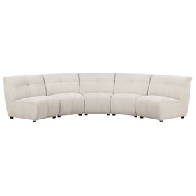 Coaster Furniture Charlotte Ivory 5pc Sectional Set