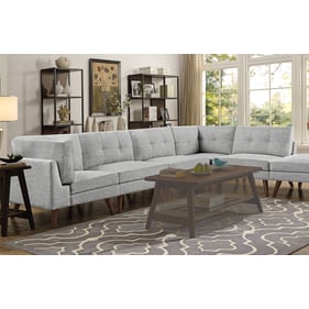 Coaster Furniture Churchill Grey 5pc Sectional