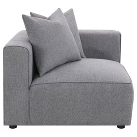 Coaster Furniture Jennifer Grey Tight Seat Corner Chair