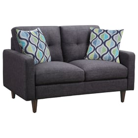 Coaster Furniture Watsonville Grey Fabric Loveseat