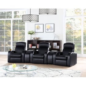 Coaster Furniture Cyrus Black Theater Sofa