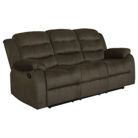 Coaster Furniture Rodman Olive Brown Motion Sofa