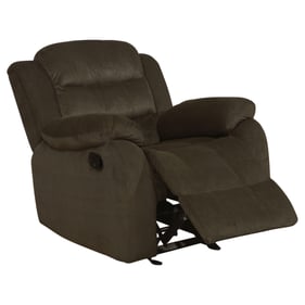 Coaster Furniture Rodman Olive Brown Glider Recliner