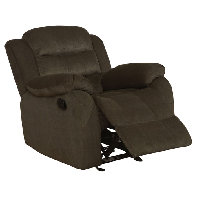 Coaster Furniture Rodman Olive Brown Glider Recliner CST-601883