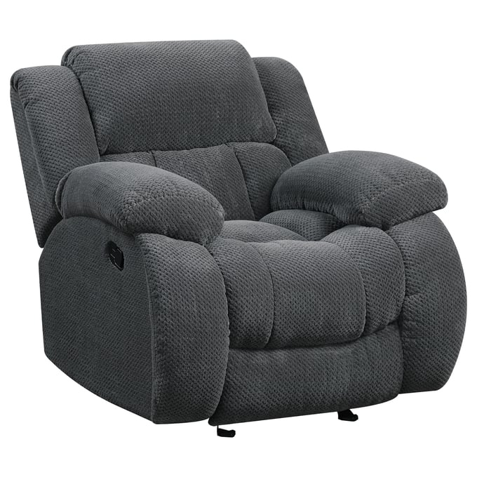 Coaster Furniture Weissman Grey Glider Recliner CST-601923