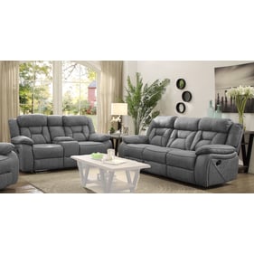 Coaster Furniture Higgins Grey 2pc Living Room Set