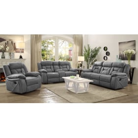 Coaster Furniture Higgins Grey 3pc Living Room Set