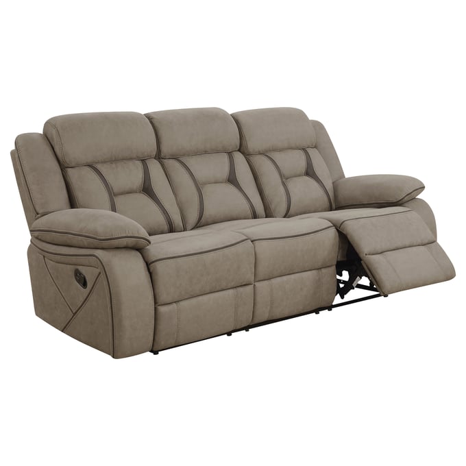 Coaster Furniture Higgins Tan Motion Sofa CST-602264