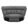 Bahrain Modular Sectional Wedge Charcoal