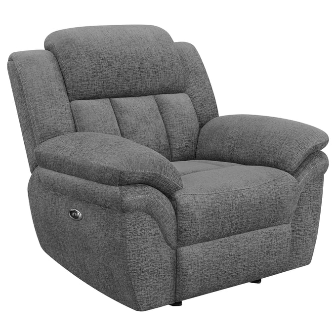 Coaster Furniture Bahrain Charcoal Power Glider Recliner CST-609543P