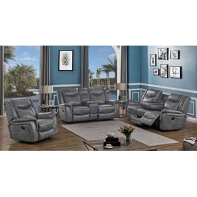 Coaster Furniture Conrad Grey 3pc Living Room Set