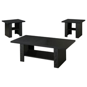 Coaster Furniture Rodez Black Oak 3pc Occasional Table Set