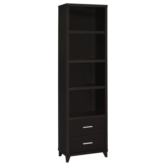 Coaster Furniture Lewes Cappuccino 2 Drawers Media Tower CST-700882