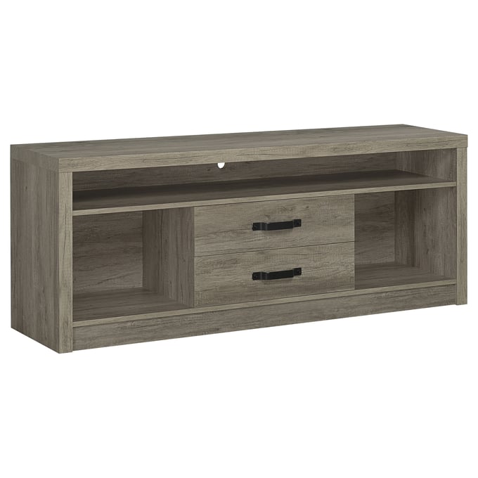 Coaster Furniture Burke Grey Driftwood 2 Drawers TV Console CST-701024