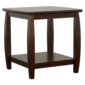 Coaster Furniture Dixon Espresso Square End Table