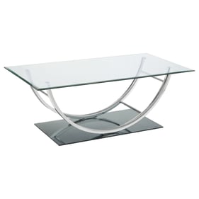 Coaster Furniture Danville Chrome Coffee Table