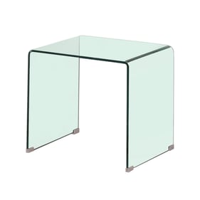 Coaster Furniture Ripley Clear Square End Table