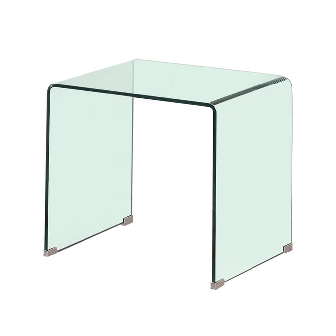 Coaster Furniture Ripley Clear Square End Table CST-705327