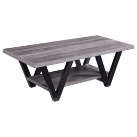 Coaster Furniture Stevens Black Gray Coffee Table