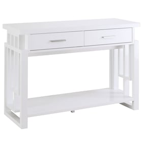 Coaster Furniture Schmitt White Rectangular Sofa Table