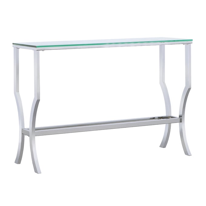 Coaster Furniture Saide Chrome Rectangular Sofa Table CST-720339