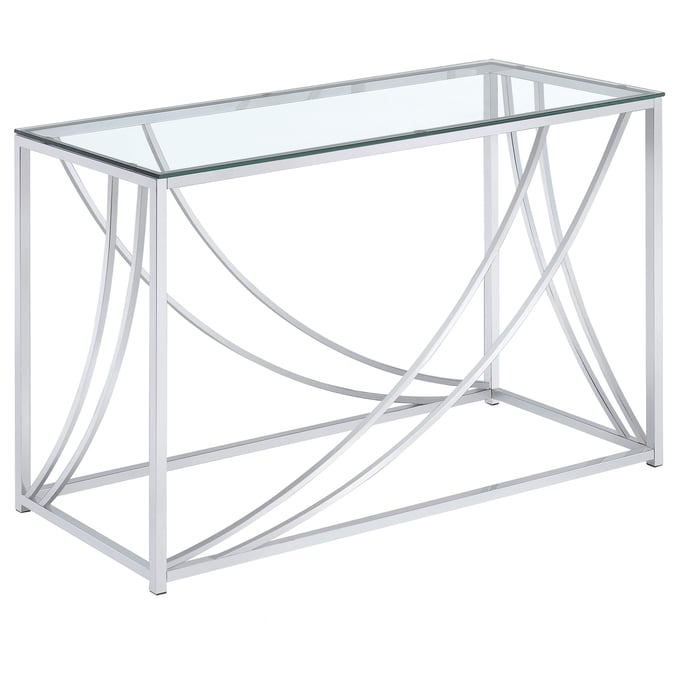 Coaster Furniture Lille Chrome Rectangular Sofa Table CST-720499